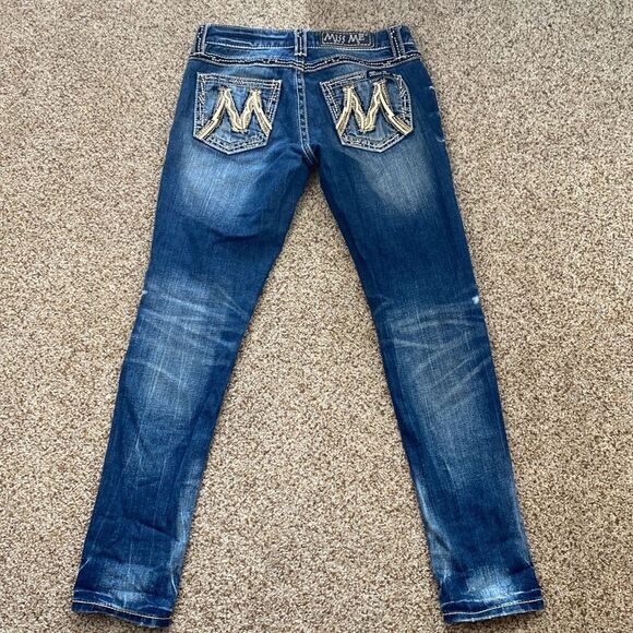 Miss Me The M Series Distressed Skinny Jeans Size 26 - Picture 8 of 12